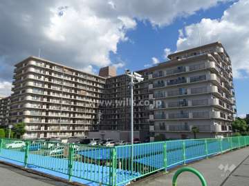 ネオコーポ茨木の外観（北西側から）