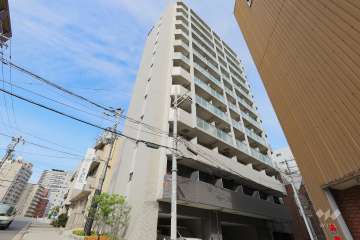 エスリード難波セントラルの外観（南西側から）