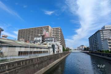 リバーガーデン森の城の遠景