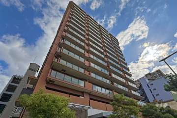 ファミール深江橋デュオの外観（北西側から）