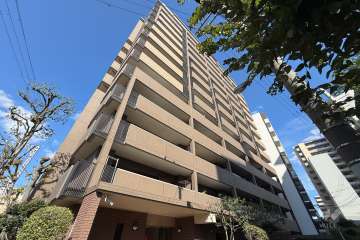 コスモ城東野江ロイヤルフォルムの外観（南西側から）