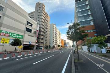 プレジデント城東の遠景（北西側から）
