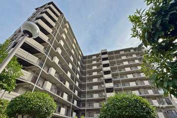 メゾンドヴィル今福の外観（北側から）