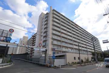 関目グリーンハイツの外観（北西側から）