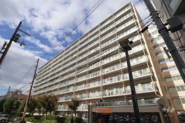 関目グリーンハイツの外観（B棟）（南東側から）