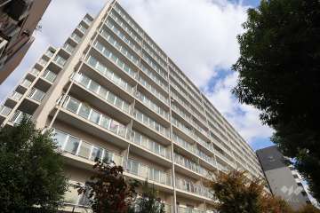 関目グリーンハイツの外観（B棟）（南西側から）