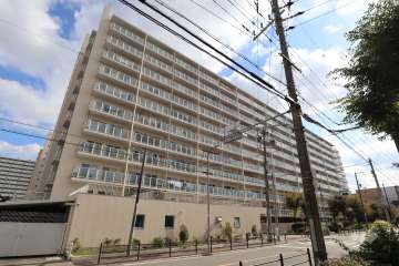 関目グリーンハイツの外観（C棟）（北西側から）