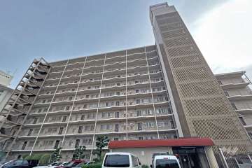 ハイム関目の外観（北側から）