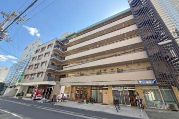 ニュー京阪マンションの外観（北西側から）　