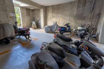 バイク置場