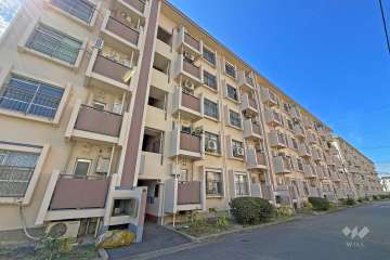 深江橋コーポC号棟の外観（北東側から）