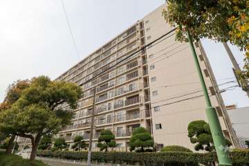 京橋コーポの外観（南東側から）