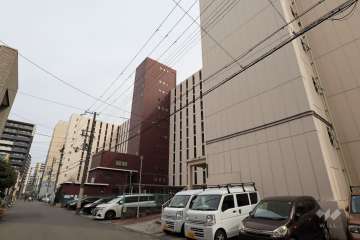 京橋コーポの外観（北西側から）