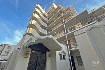 メゾンドール今福の外観（北西側から）