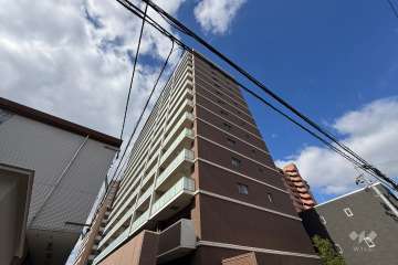 ポレスター城東深江橋の外観（南東側から）