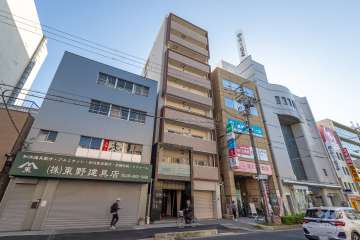 レジュールアッシュ大阪城イーストの外観（北東側から）
