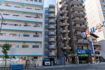 グランピア寺田町の外観（北東側から）