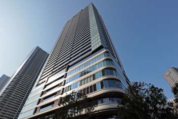 パークタワー勝どきミッドの外観(北東側から)