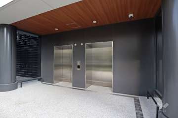 駐輪場の出入り口