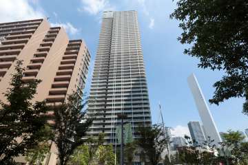 晴海フラッグサンビレッジT棟外観写真(南東側から)