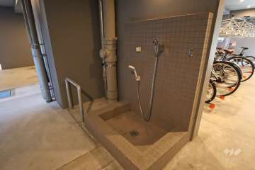 ペットの足洗い場