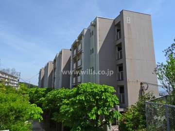 陽和台第4住宅8号棟の外観（北西側から）