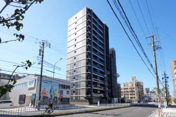 オープンレジデンシア瑞穂公園前の外観（北東方向から）