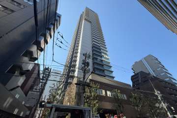 クラッシィタワー新宿御苑の外観（北東側から）