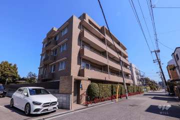 プラウド帝塚山の外観（南西側から）