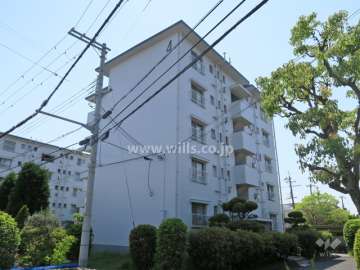 平田住宅4号棟の外観（北東側から）