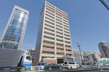 エスリード西田辺駅の外観（南西側から）