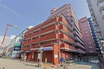 ネオハイツ阿倍野の外観（南西側から）