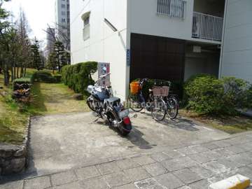 来客用駐輪場