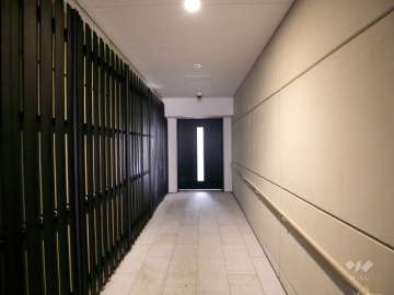 駐輪場の出入り口