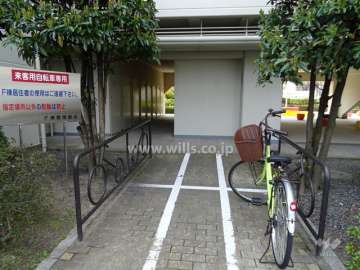 来客用自転車置場