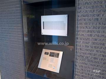 エントランスにあるオートロックの操作盤。