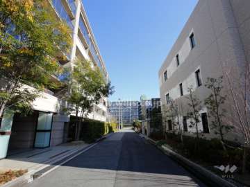 敷地南側の前面道路