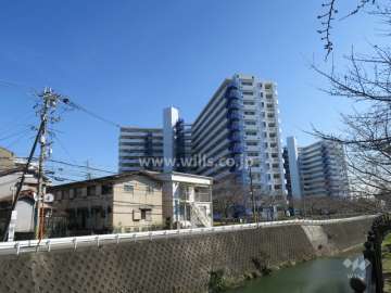 敷地の西側には大正川が流れています。