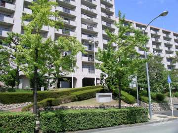 桃山台グランドマンションの敷地配置図