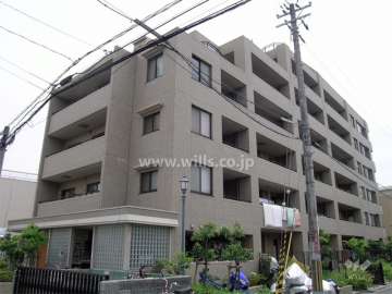 エフュージョン豊中岡町の外観（北西側から）