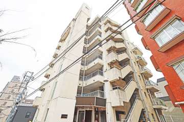 パークサイド東新宿の外観（北西側から）