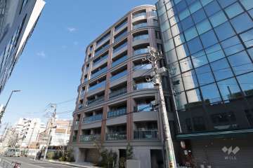 プラウド渋谷東の外観(南西側から)