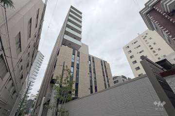 ブランズ白金台五丁目の外観（北西側から）