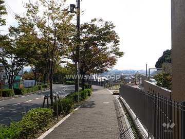 高台にあり、眺望が取れています。