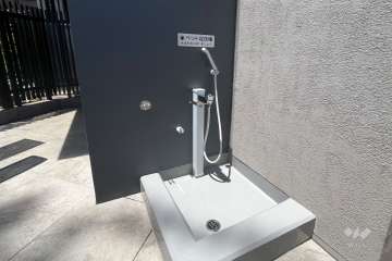ペット足洗い場