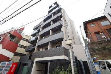 オープンレジデンシア四谷荒木町の外観（北西側から）