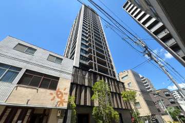 プラウドタワー名駅の外観（南東側から）