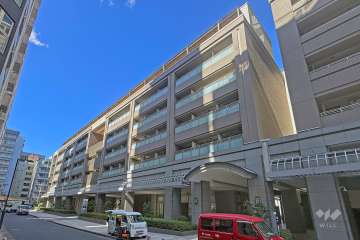 富久クロスグリーンレジデンスの外観（南東側から）