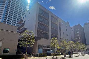 富久クロスグリーンレジデンスの外観（北西側から）