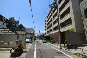 敷地南側の前面道路